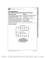 DS78C20J/883 datasheet pdf National Semiconductor