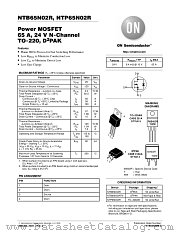 NTB65N02RT4 datasheet pdf ON Semiconductor