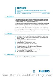 TDA9962HL/C3 datasheet pdf Philips