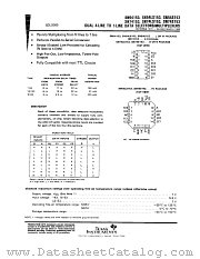 SNJ54153W datasheet pdf Texas Instruments