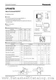 UP0487B datasheet pdf Panasonic