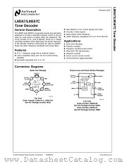 LM567CMX datasheet pdf National Semiconductor