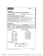 74VHC240SJ datasheet pdf Fairchild Semiconductor