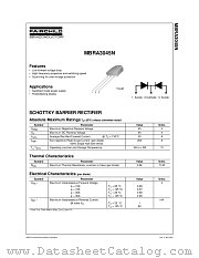 MBRA3045NTU datasheet pdf Fairchild Semiconductor