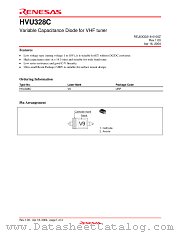HVU328C datasheet pdf Renesas