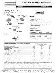 HUF75545S3_NL datasheet pdf Fairchild Semiconductor