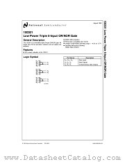100301 MD8 datasheet pdf National Semiconductor