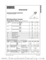 BC640TF datasheet pdf Fairchild Semiconductor