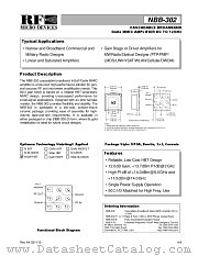 NBB-302 datasheet pdf RF Micro Devices