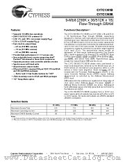 CY7C1363B-133AI datasheet pdf Cypress