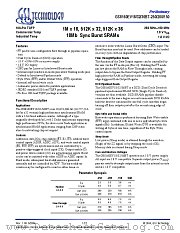 GS8160EV36B datasheet pdf GSI Technology