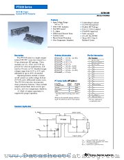PT3322A datasheet pdf Texas Instruments