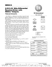 NBSG16BAR2 datasheet pdf ON Semiconductor