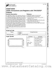 5962-9450202QXA(54ABT16646W-QML) datasheet pdf National Semiconductor