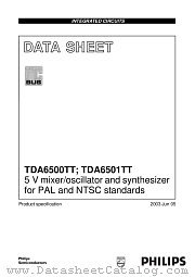 TDA6500TT/C2 datasheet pdf Philips