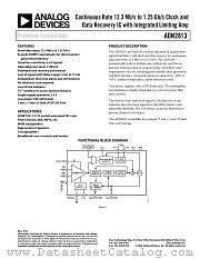 ADN2813 datasheet pdf Analog Devices