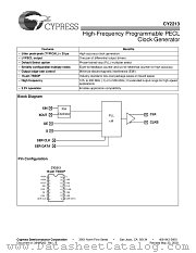CY2213ZC-1 datasheet pdf Cypress