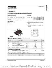 FDG326P_NL datasheet pdf Fairchild Semiconductor