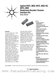 HCTL-2032-SC datasheet pdf Agilent (Hewlett-Packard)