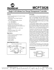 MCP73826-4.1VCHTR datasheet pdf Microchip