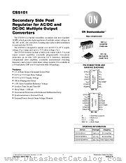 CS5101 datasheet pdf ON Semiconductor