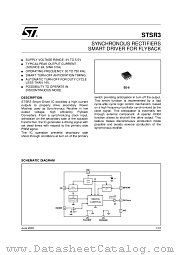 STSR3 datasheet pdf ST Microelectronics