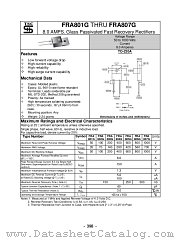 FRA806G datasheet pdf Taiwan Semiconductor