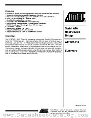 AT78C5010 datasheet pdf Atmel