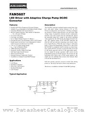 FAN5607 datasheet pdf Fairchild Semiconductor