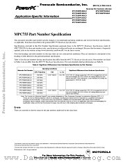 MPC745 datasheet pdf Freescale (Motorola)