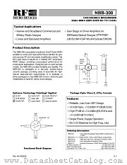 NBB-300 datasheet pdf RF Micro Devices
