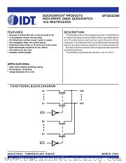 QS32390QG8 datasheet pdf IDT