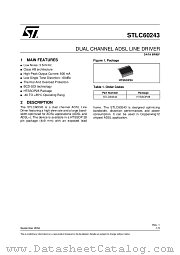 STLC60243 datasheet pdf ST Microelectronics