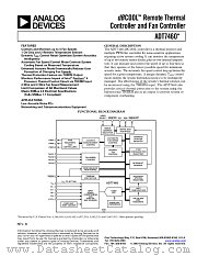 ADT7460ARQZ datasheet pdf Analog Devices