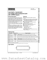 74LVTH16373MTDX datasheet pdf Fairchild Semiconductor