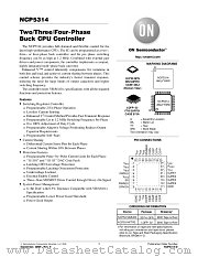 NCP5314 datasheet pdf ON Semiconductor