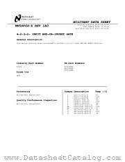 54F64DMQB datasheet pdf National Semiconductor