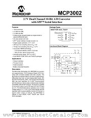MCP3002-I/P datasheet pdf Microchip