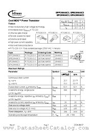 SPP20N60C3 datasheet pdf Infineon