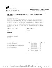 LF412ACN datasheet pdf National Semiconductor