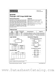 NC7ST00P5X_NL datasheet pdf Fairchild Semiconductor