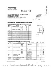 TIP111TU datasheet pdf Fairchild Semiconductor