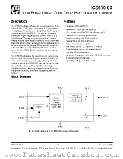 ICS670-03 datasheet pdf Texas Instruments