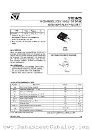 STD5N20T4 datasheet pdf ST Microelectronics