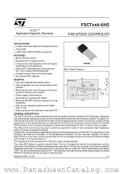 FSCT17A-UH5 datasheet pdf ST Microelectronics