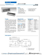 PT7713N datasheet pdf Texas Instruments