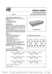 EMIF06-10006 datasheet pdf ST Microelectronics