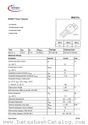 BUZ21 L datasheet pdf Infineon