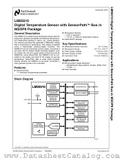 LM95010CIMM datasheet pdf National Semiconductor