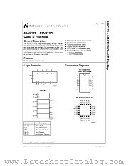 5962R8969301FA(54ACT175FMQB-RH) datasheet pdf National Semiconductor